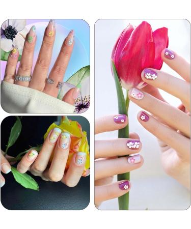 30 Sheets Flower Nail Stickers 3D Self Adhesive Colorful Daisy Nail Stickers Cute Nail Stickers DIY Nail Art Stickers Flower Nail Decals for Women Girls Nails Decoration - Buy Online on SooperMarket.com