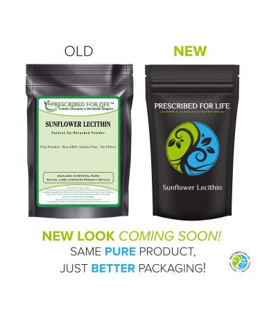 Sunflower Lecithin Powder 4 oz - Non-GMO, Gluten Free, Vegan | Rich in Choline & Essential Fatty Acids - Buy Online on SooperMarket.com