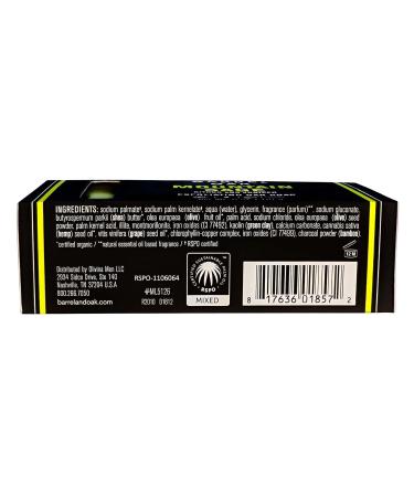 Barrel and Oak Men's Exfoliating Bar Soap - Natural Deep Cleansing with Kaolin Clay & Olive Stone - 6 oz 3-Pack - Certified Sustainable Palm Oil - Mountain Sage Scent - Buy Online on SooperMarket.com