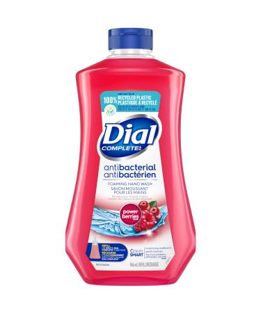 Dial Complete Antibacterial Foaming Hand Wash Refill Power Berries 946 ml Plastic Bank Power Berries 946 ml (Pack of 1)