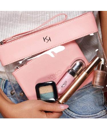KIKO Milano Transparent Beauty Case 003 | Stylish Cosmetic Bag with Inner Pouch - Shop Internationally - Buy Online on SooperMarket.com