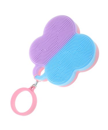 ORFOFE Facial Cleansing Brush Face Scrubber Face Cleansing Brush Skin Cleansing Brush Exfoliator Cleanser for Whiteheads Silicone Facial Cleansing Brush Manual Silica Gel Underwear 7x7cm As Shown 1
