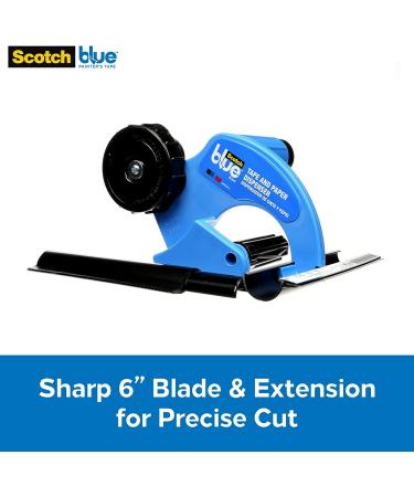 ScotchBlue Painter's Tape and Paper Dispenser  Applies Masking Paper with Painter s Tape to Protect and Cover Surfaces  Tape Dispenser Includes Plastic Blade  Fits 12 Inch Masking Paper - Buy Online on SooperMarket.com