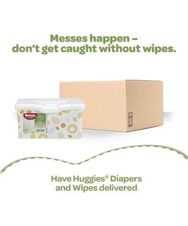 Baby Wipes Huggies Aloe & Vitamin E UNSCENTED 3 Flip-Top Packs 168 Count Unscented 168 count (Pack of 1) - Buy Online on SooperMarket.com