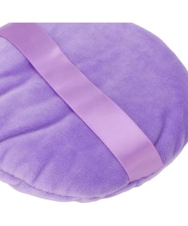 Makeup Puff Pad Powder Puff Wet Dry Washable Soft Swan Down Ultra Large Round Loose Powder Puff for Makeup Round Powder Blenders Sponges (Purple) - Buy Online on SooperMarket.com