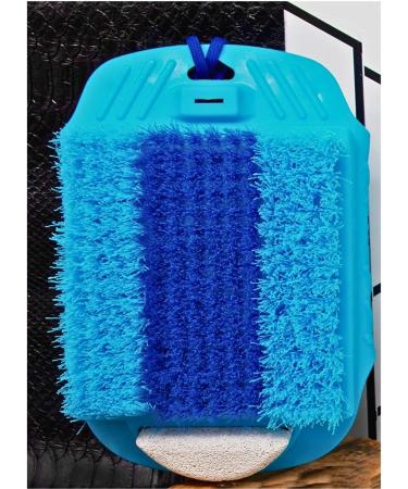 Pumice Stone Foot Scrubber Shower Mat - Anti-Slip Design for Foot Care | Exfoliate Dead Skin & Calluses for Baby Soft Feet - Onyx Professional - Buy Online on SooperMarket.com