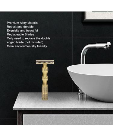 Double Edge Manual Safety Razor for Men | Portable Beard Trimming Tool for Home & Travel - Buy Online on SooperMarket.com