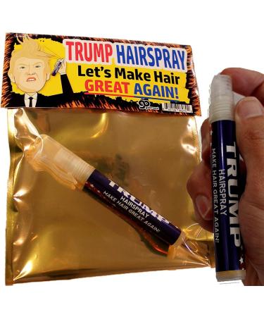 Trump Hairspray - Make Hair Great Again - Political Humor Gag Gift Stocking Stuffer