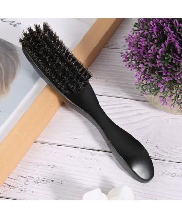Beard Brush for Men | Soft Bristles & Curved Design | Wooden Mustache & Hair Styling Brush - Buy Online on SooperMarket.com