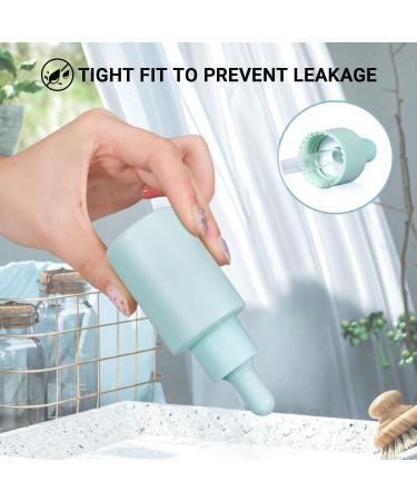 1 oz Glass Dropper Bottles (4 Pack) - Leakproof Pipette with Funnels for Essential Oils & Travel | Mini Multicolor Containers - Buy Online on SooperMarket.com