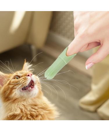 JISADER Pet Oral Care Finger Brush for Dogs and Cats - Gentle Tool Green - Buy Online on SooperMarket.com
