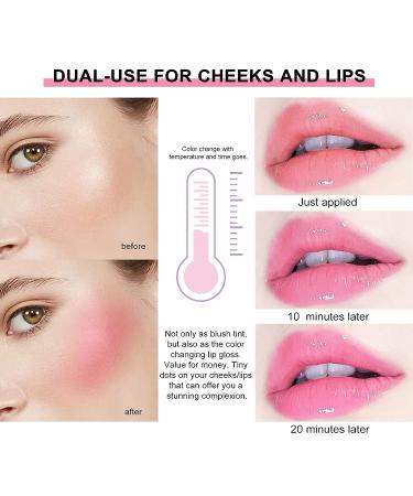 FREEORR Color Changing Liquid Blush Oil Hydrating and pH Reactive Green Blush for Radiant Cheeks Vegan and Cruelty-Free - Buy Online on SooperMarket.com