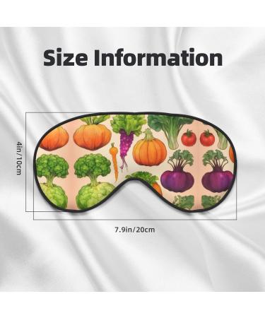 Buy Fruit and Vegetable Sleep Mask - Adjustable Breathable & Fashionable Eye Mask for Optimal Comfort | International Shipping Available - Buy Online on SooperMarket.com