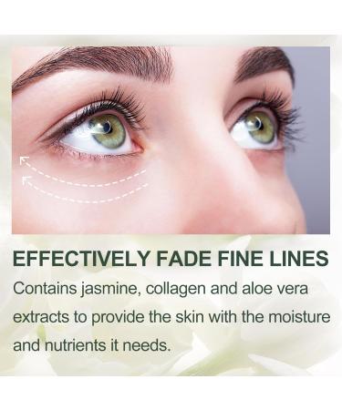 Eye Cream for Dark Circles and Puffy Eyes Jasmine Anti Wrinkle Eye Cream Anti Aging Under Eye Cream Collagen Eye Cream to Revitalise the Eye Area Eye Bags Remover Instant Eye Tightener - Buy Online on SooperMarket.com