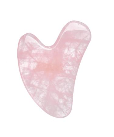 Earth Therapeutics Rose Quartz Gua Sha Tool - Anti-Aging Facial Massage & Circulation Booster for Radiant Skin - Buy Online on SooperMarket.com