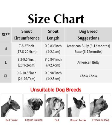 YOLHAMY Soft Dog Muzzle for Pitbull Rottweiler American Bully & Boxer - Prevent Biting & Barking | Best for Medium & Large Short Snouts | XL Fur Care - Buy Online on SooperMarket.com