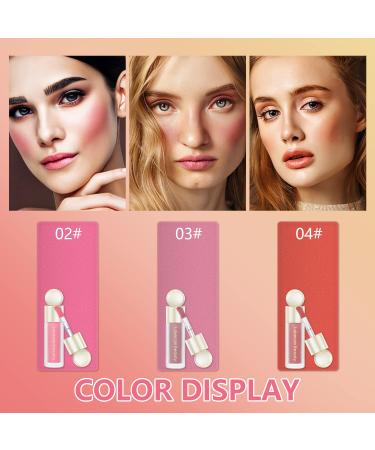 Natural Matte Cream Blush Stick for Cheeks, Eyes, and Lips - Long-Lasting Moisturizing Formula | 3 Shades (Happy, Hope, Love) - Buy Online on SooperMarket.com
