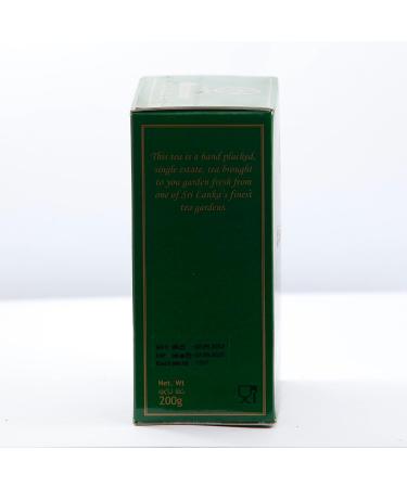 CEYLON BLACK TEA MACKWOODS SINGLE ESTATE LOOSE LEAF BROKEN ORANGE PEKOE FANNINGS (BOPF) IN A CARTON - 200g - Buy Online on SooperMarket.com