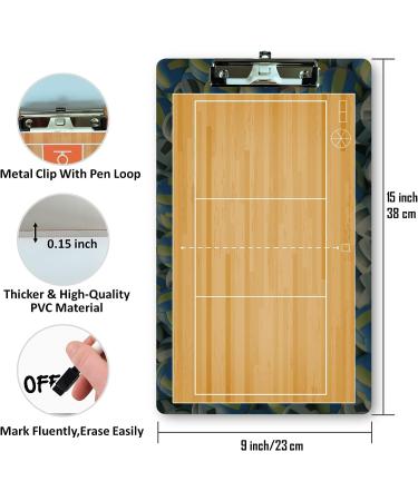Picassosky Double-Sided Dry Erase Coach's Clipboard for Volleyball Coaching - Buy Online on SooperMarket.com