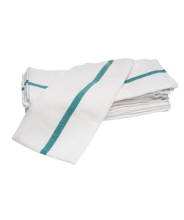 Diane DET005 100% Cotton Barber Towels 15"x26" for Salon, Spa, Barber Shop - 12 Pack