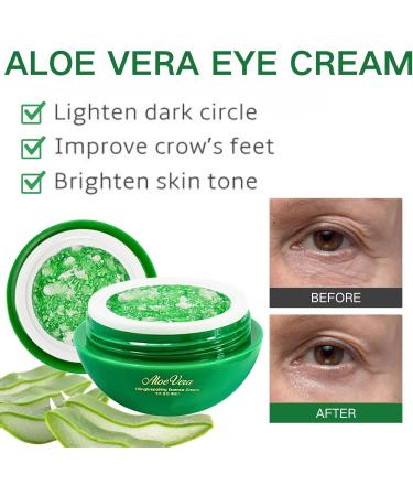 Aloe Vera Eye Cream Aloe Vera Under Eye Cream Eye Cream Anti Aging Eye Cream for Dark Circles and Puffy Eyes Eye Bags Remover Dark Eyes Circle Treatment Reduce Fine Lines Moisturising Soothing - Buy Online on SooperMarket.com
