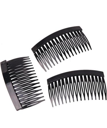 6PCS Strong Hold French Twist Hair Combs Slides Set for Women - Black - Buy Online on SooperMarket.com