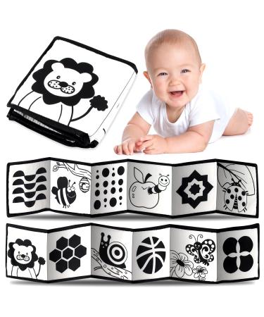 Black & White fabric book fabric book baby contrast book black and white book fabric book soft picture book Alphanumeric graphics fabric books for babies toddlers from 0+ months early on learning toys (b) black b