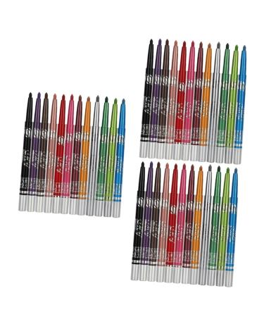 KALLORY 36 Pcs Waterproof Eyeliner Pencil for Waterline Waterproof Eye Shadow Pen Eye Shadow Stick Miss 1 count (Pack of 1) As Shownx3pcs