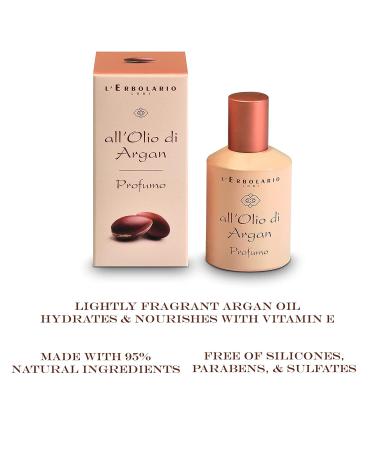L'Erbolario Argan Oil - A Seductive Almost Indulgent Fragrant Sensation - Gourmand And Vanilla Accents Delicately Blend Together - Amber Creamy - Dermatologically Tested - 1.6 Oz EDP Spray - Buy Online on SooperMarket.com