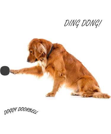 Allomn Pet Training Doorbell - Wireless Communication System with Adjustable Volume 1 Receiver & 2 Transmitters - Ideal for Dog Training - EU Connector - Buy Online on SooperMarket.com