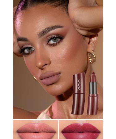 6 Colors Matte Lipstick Set - Upgraded Formula Long-Lasting Moisturizing & Smooth | Perfect Makeup Gift Set - Buy Online on SooperMarket.com