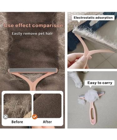 Pet Hair Remover Upunroot Pro - Fabric Shaver & Lint Cleaner for Rugs, Couch, & Pet Towers - Pink & Wood - Buy Online on SooperMarket.com