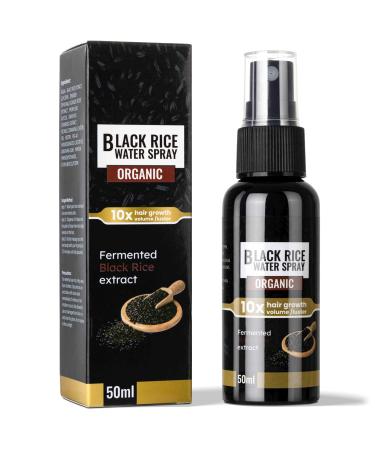 Hair Growth Serum  Black Rice Water for Hair Growth  Leave in Hair Growth Spray for Longer  Thicker  Fuller Hair  Hair Loss Treatments for Women and Men  Hair Regrowth Treatment Prodcut 1.69Fl.Oz.(Pack of 1)