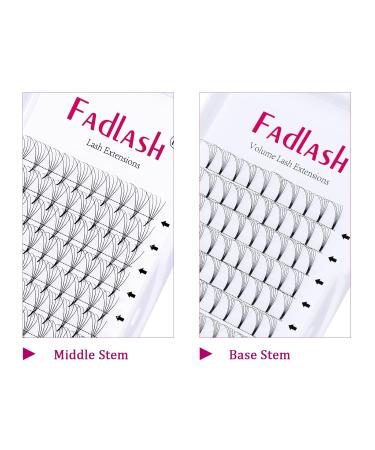 Premium 5D Volume Eyelash Extensions - 0.07mm D Curl 11mm Premade Russian Lashes for Stunning Lashes - Buy Online on SooperMarket.com