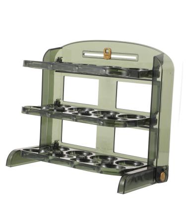 OSALADI Egg Carton Plastic Trays Dispenser Refrigerators Fridge Plastic Eggs Egg Tray Multifunction Roller As Shown2 25X20CM