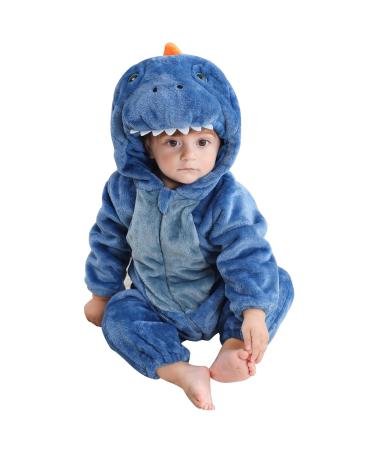 COOKY.D Unisex Winter Hooded Romper Jumpsuit 2-36 Months 30-36 Months Blue