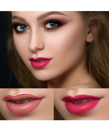 DELISOUL 8-Piece Matte Lip Liner Pencil Set - Waterproof & Long-Lasting with Sharpener - Buy Online on SooperMarket.com