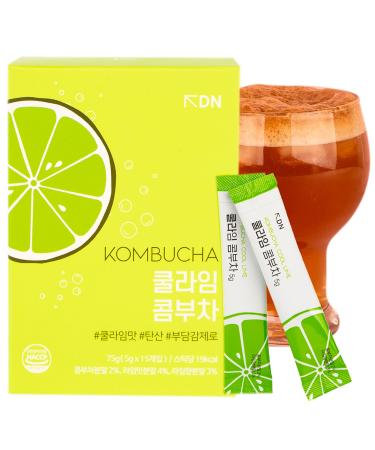 DALAMHARI Lime Flavoring Kombucha Powder Pack | 20 Kcal Kombucha Tea Kombucha Scoby Kambutcha Kambucha Kombucha Starter Kit Water Flavoring Drops Sparkling Tea Soda Maker Urban Remedy Probiotic Soda