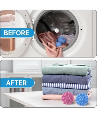 Laundry Dryer Balls Non-Melting Dryer Balls New Material Softer Washing Machine Balls 6 Pieces - Buy Online on SooperMarket.com