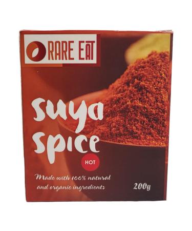 Authentic Suya Spice| Yaji| Yagi| Barbecue Spice| Made with Natural Ingredients (200g)| Hot