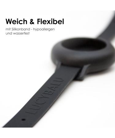 Lucybalu NEMO Cat Neck Band for AirTag | Premium Silicone Collar - Safe Light & Comfortable | Apple AirTag Compatible Cat Tracker - Black - Buy Online on SooperMarket.com