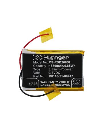 Replacement for Battery Roberts D8110-21-00447 Sports Dab2