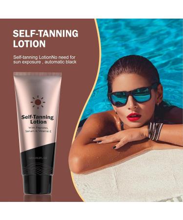 Premium Tanning Cream & Self Tanner - Sunless Lotion for Deep Skin Tone 125ml - Buy Online on SooperMarket.com