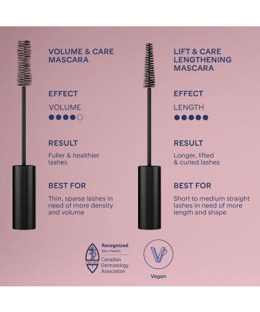 Marcelle Lash Loving Volume & Care Mascara Black Volumizing Intensifying & Nourishing Cruelty-Free Hypoallergenic Fragrance-Free 9 mL - Buy Online on SooperMarket.com