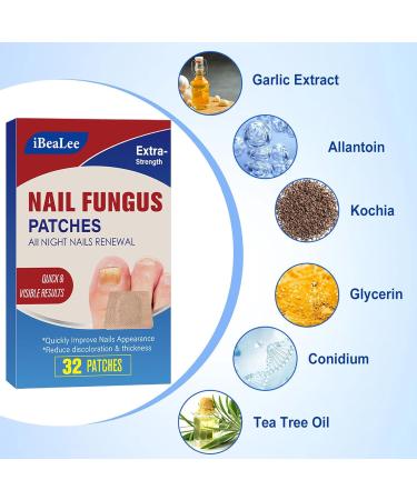 Fungal Nail Treatment - Nail Fungus Treatment for Toenail - Toe Nail Treatment Extra Strong - Nail Repair Treatment for Restores Damaged Nails - 8 Hours Nail Repair Restores Healthy Nails(32 Patches) - Buy Online on SooperMarket.com