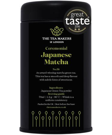 Ceremonial Grade Japanese Matcha Green Tea Powder100g Caddy 100 g (Pack of 1)