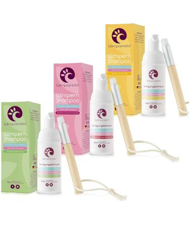 Wimpanista Eyelash Shampoo - Pomegranate Scent Oil-Free Paraben-Free Made in Germany - 50ml Eyelash Care Solution - Buy Online on SooperMarket.com