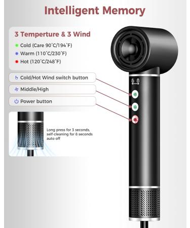 Airstyler 5 in 1: Powerful 110 000 RPM Hair Dryer Ionic Hair Styler Curling Rod & Smoothing Brush | Lightweight & Quiet | International Shipping Available - Buy Online on SooperMarket.com