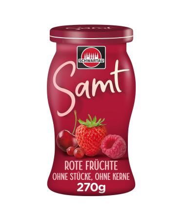 Schwartau Samt Red Fruits fruit spread without pieces & seeds 270g 270 g (1 pack) Red Fruits