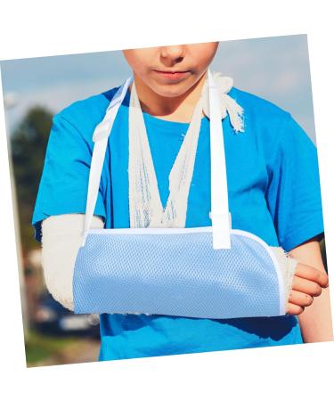 Anneome Children's Arm Sling Children Arm Sling Shoulder Immobilizer Sling Suspenders for Arm Brace Net 50X27CM Sky-blue - Buy Online on SooperMarket.com
